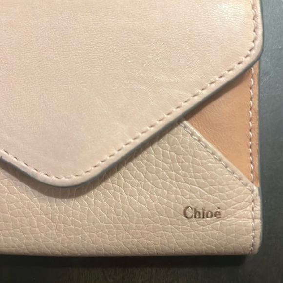 Chloe patchwork leather trifold wallet - Picture 3 of 10